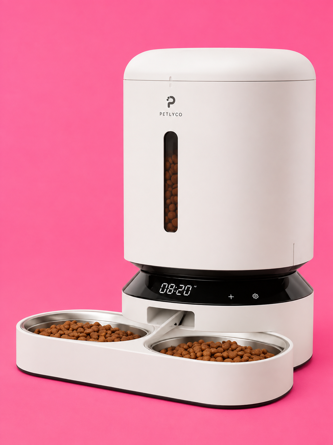 Petlibro granary automatic double food bowl - cat food bowl - 5 l - white