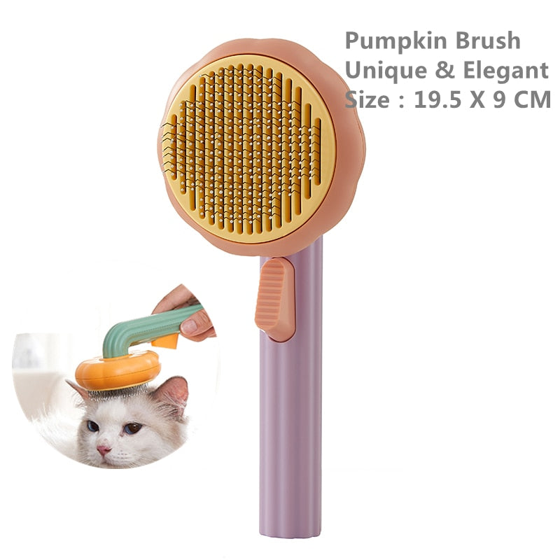 Pumpkin Pet Hair Brush-3