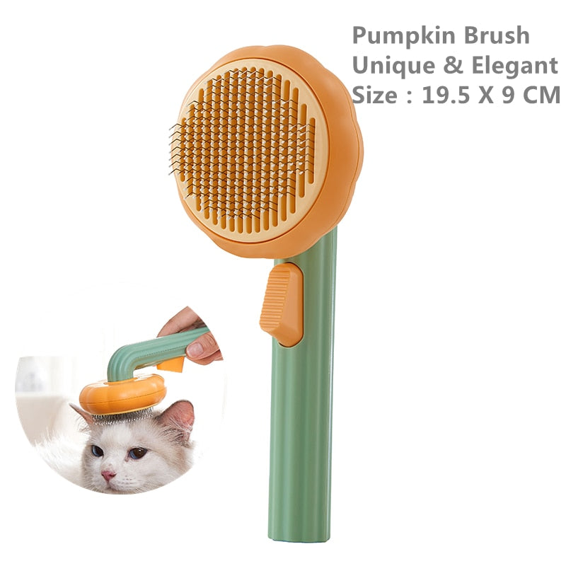 Pumpkin Pet Hair Brush-1